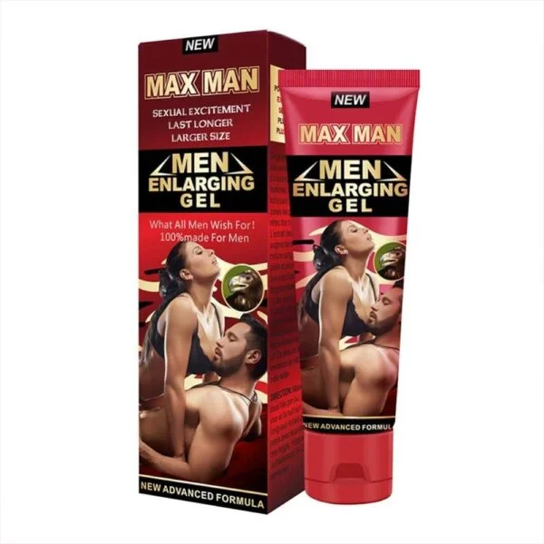 Original Maxman Herbal Penis Delay Enlargement Cream For Men - Red